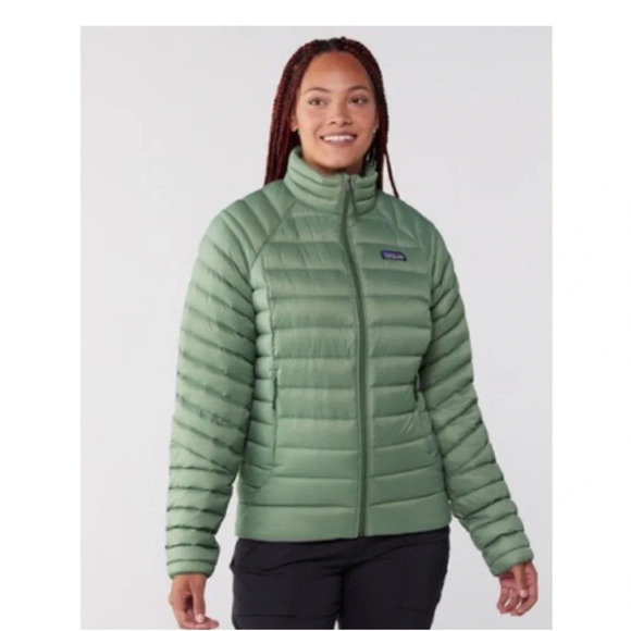 Patagonia Women’s XL Down Sweater Puffer Jacket Green NWT Puff 2 - Picture 6 of 14